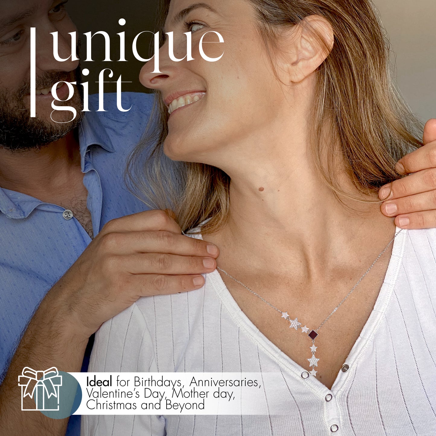 Bible Star Necklace – Christian Jewelry with Nano New Testament Engraved