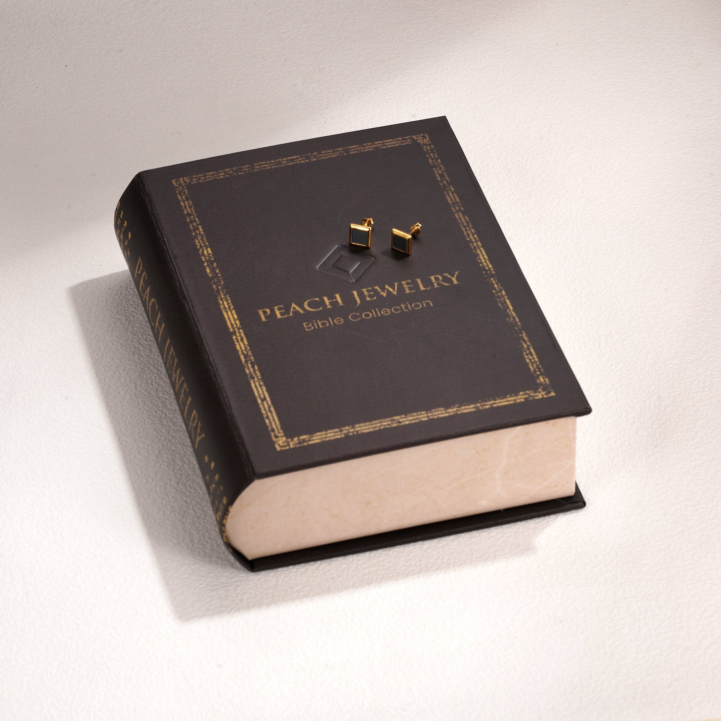 Gold Bible Earrings – Scripture Engraved