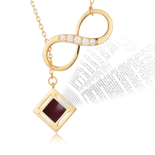 Infinity Bible Necklace for Women