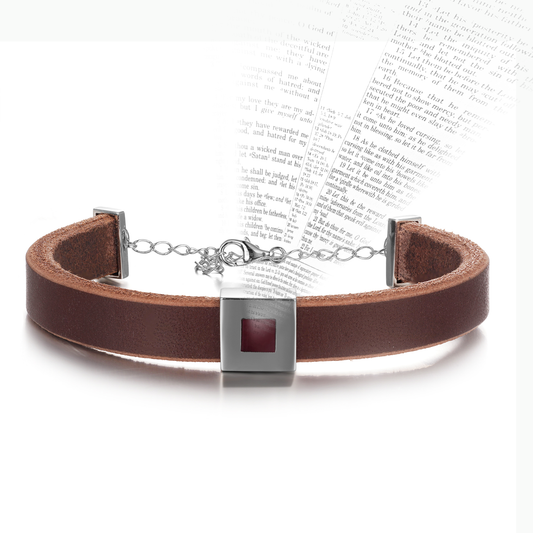 Men’s Bible Bracelet – Leather