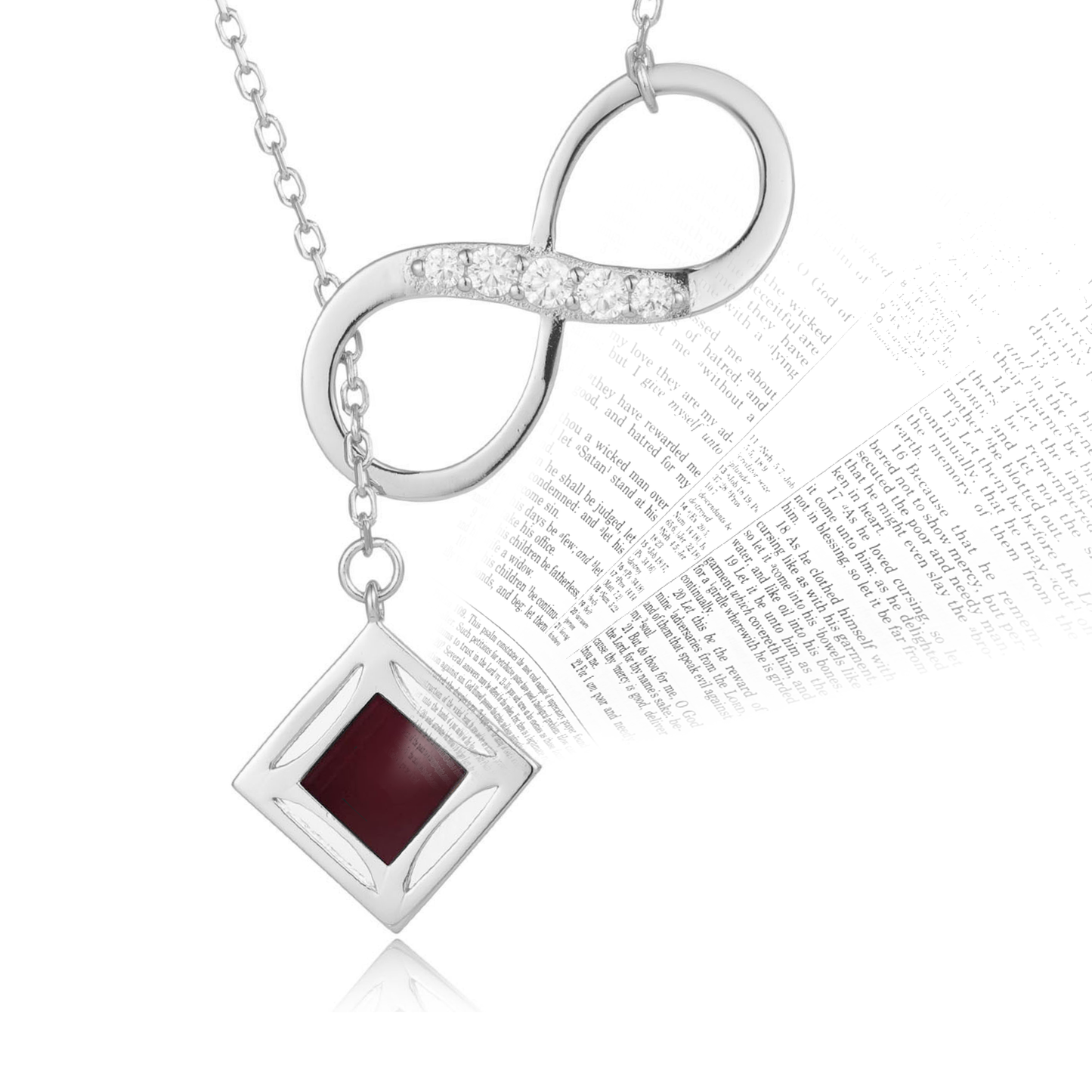 Infinity Bible Necklace for Women