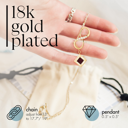 Infinity Bible Necklace for Women