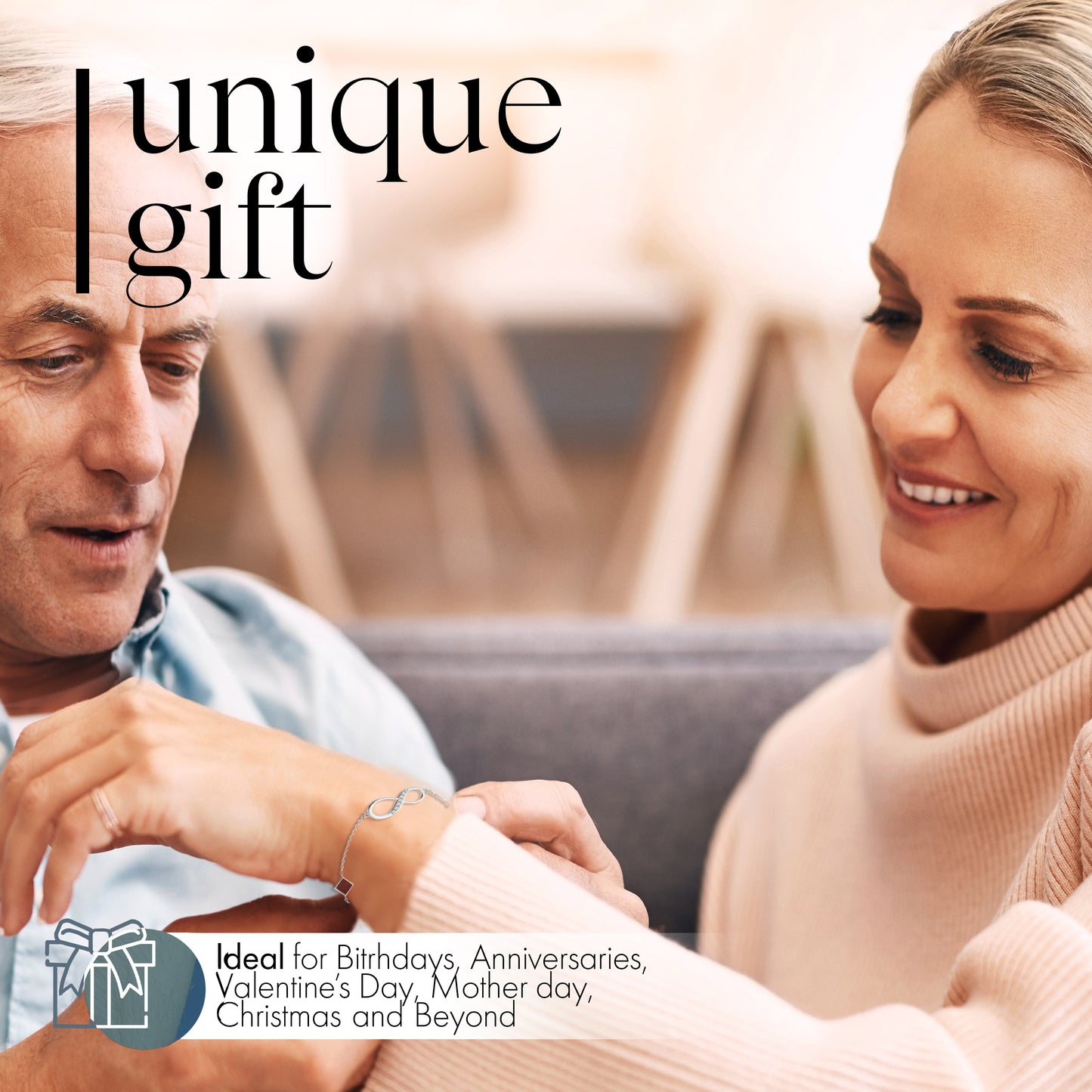 Infinity Bible Bracelet – 925 Sterling Silver Christian Bracelet with Nano New Testament