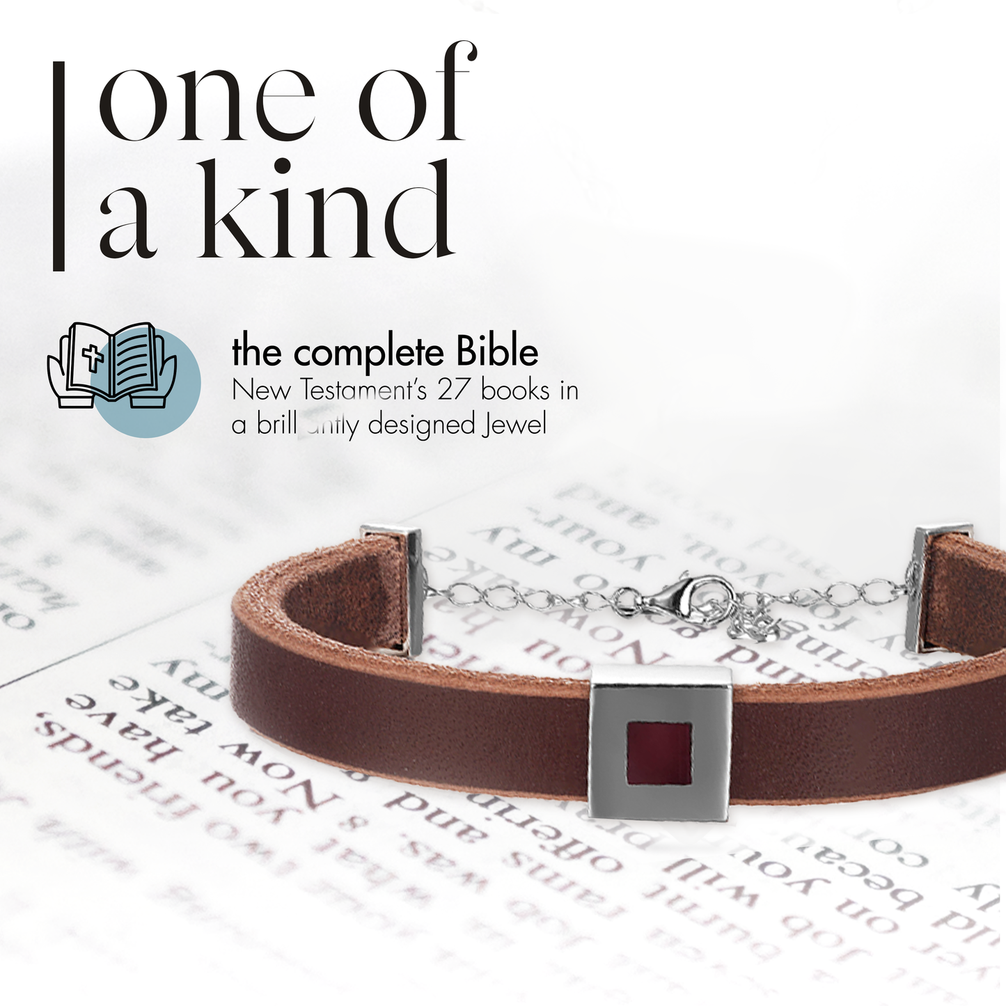 Men’s Bible Bracelet – Leather