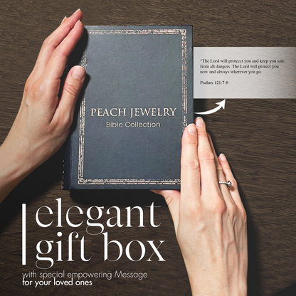 Heart Bible Necklace for Women – Gold & Silver Christian Pendant with Nano-Engraved New Testament