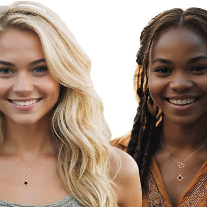 Heart Bible Necklace for Women – Gold & Silver Christian Pendant with Nano-Engraved New Testament