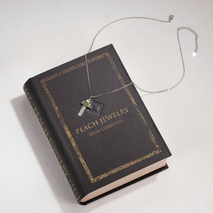 Silver Bible Cross Necklace for Women & Men