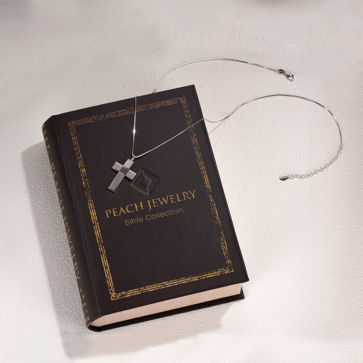 Bible Cross Necklace – Gold or Silver