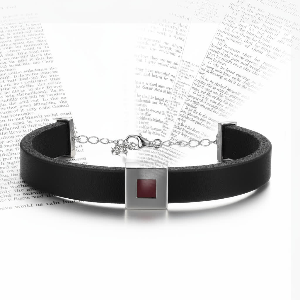 Men’s Bible Bracelet – Leather