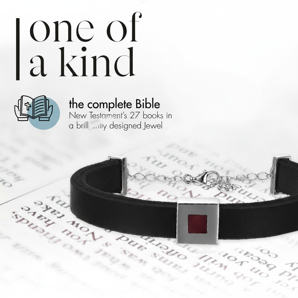 Men’s Bible Bracelet – Leather