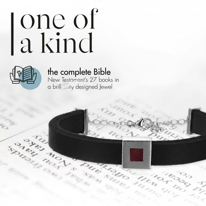 Men’s Bible Bracelet – Leather