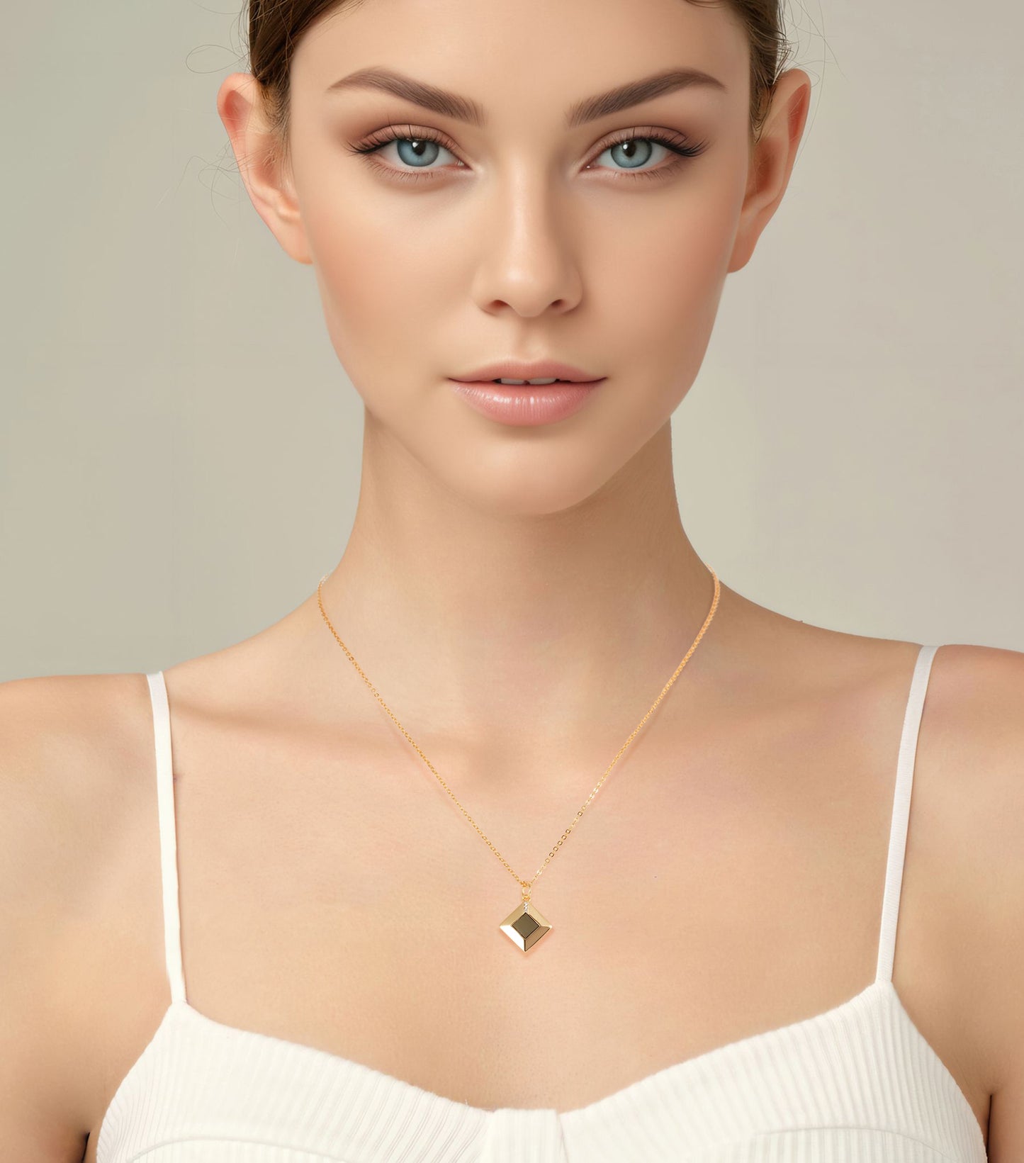 Gold Bible Pendant for Women