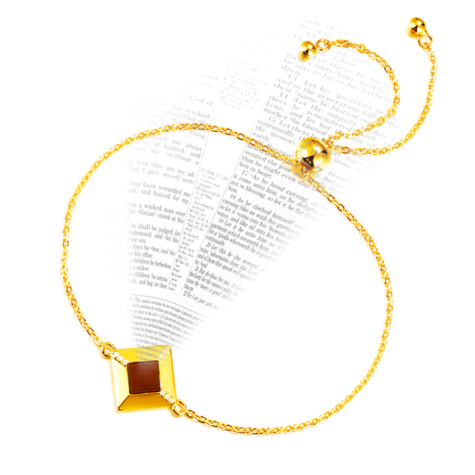 Gold Bible Bracelet for Women – Adjustable