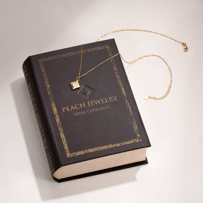 Gold Bible Pendant for Women